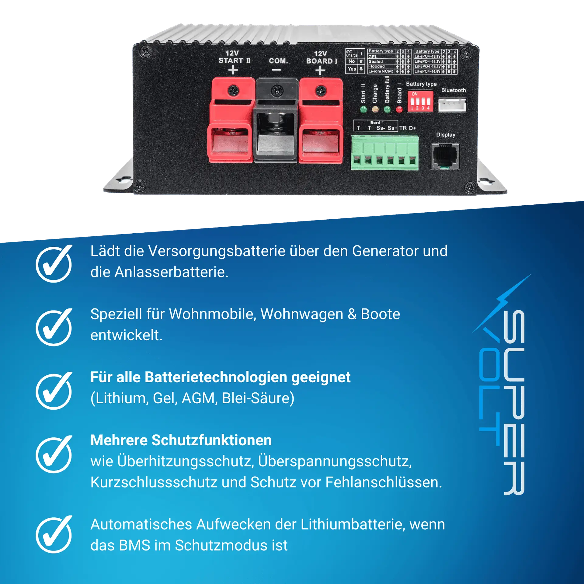LiFePO4 Ladebooster