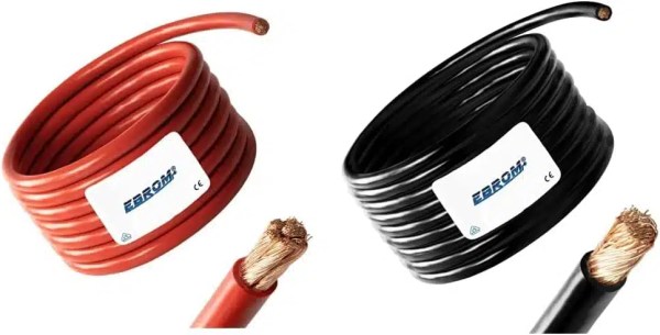 Batteriekabel Plus- und Minusleitung