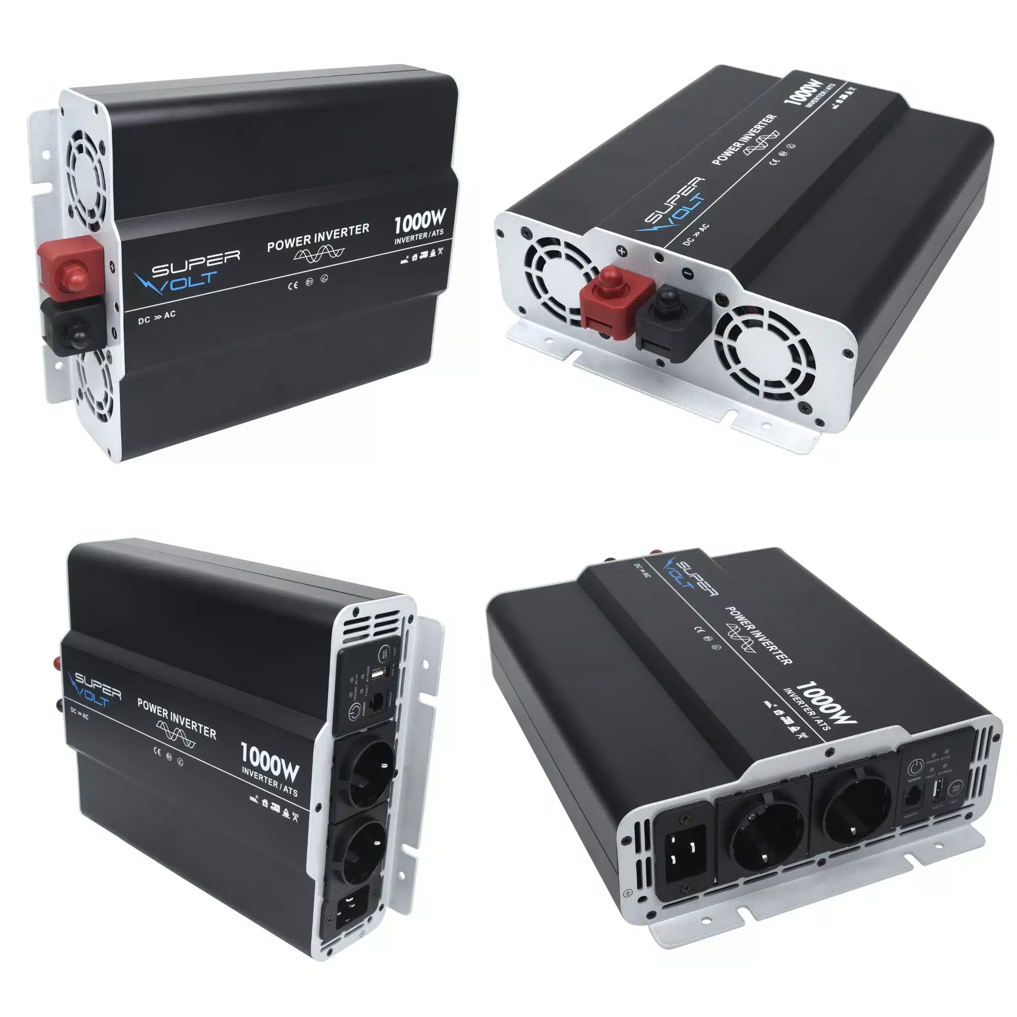 Supervolt 1000W Wechselrichter FI 2
