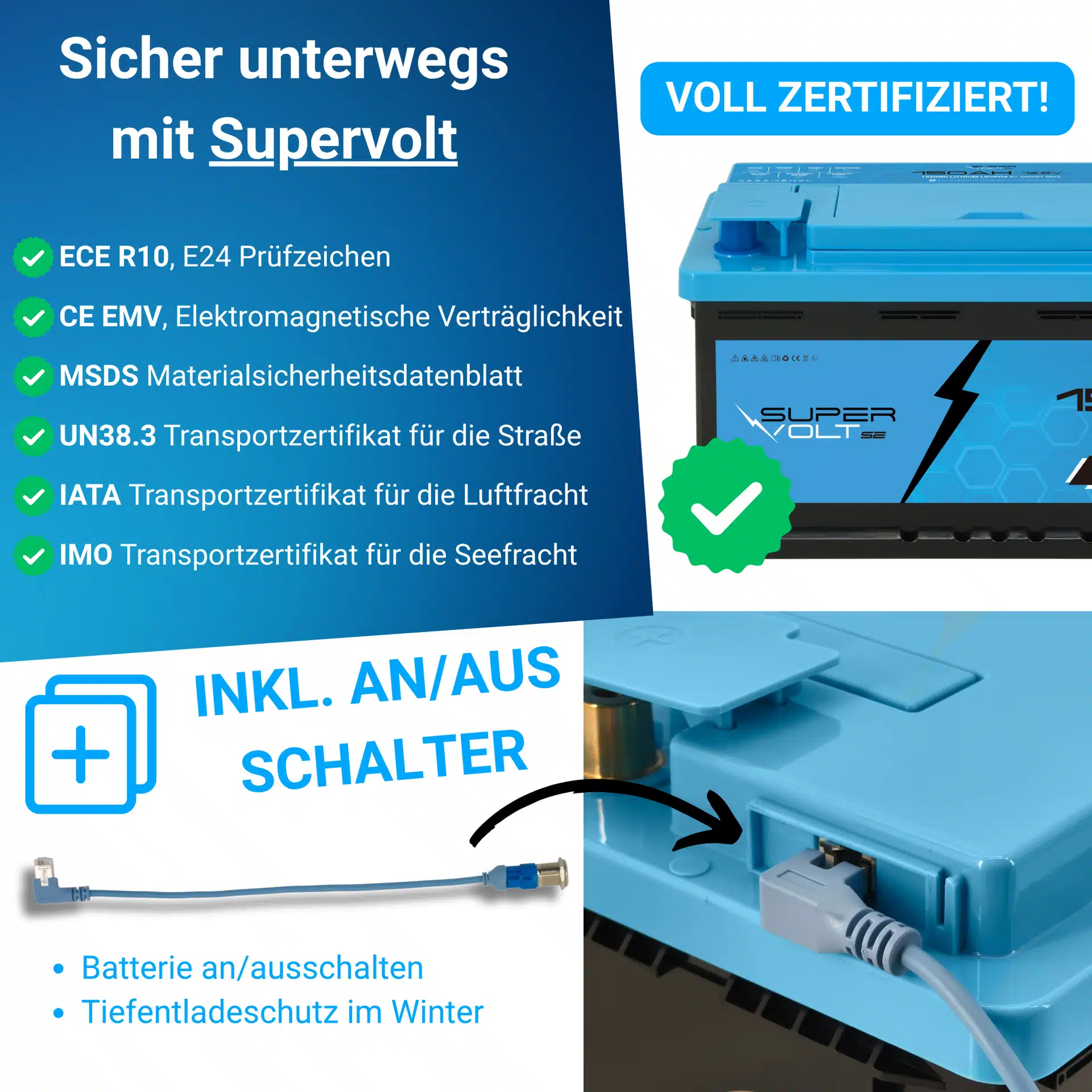 1_SX-SE-150-Supervolt-12.8V-150-Ah-LiFePO4-Bluetooth-Hautbild-Anschluesse